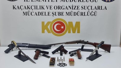 Samsun'da silah kaçakçılarına operasyon