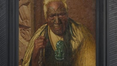 Ressam Charles Frederick Goldie'nin Maori liderini resmettiği tablo 2,2 milyon dolardan alıcı buldu