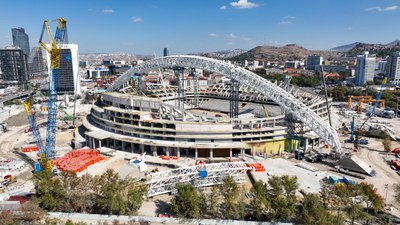 Ankara'nın yeni stadyum kompleksi hızla tamamlanıyor