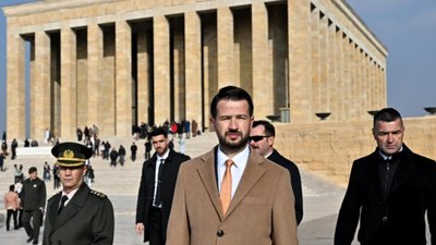 Karadağ Cumhurbaşkanı Anıtkabir’i ziyaret etti