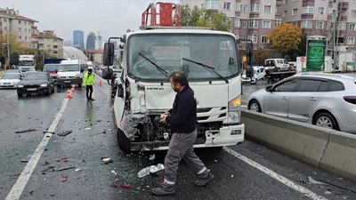 İstanbul Küçükçekmece'de zincirleme kaza