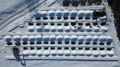 Erzurum'da kış hazırlığı: 500 mezar yeri şimdiden açıldı