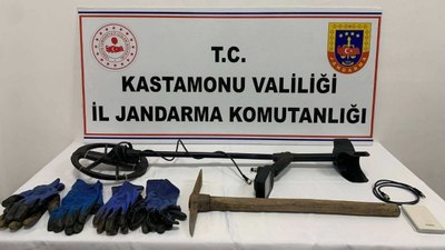 Kastamonu’da define avcılarına yönelik çalışma