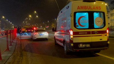 Kayseri'de takla atan otomobilin sürücüsü hastanelik oldu