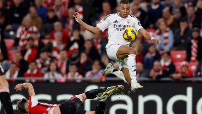 Real Madrid'e Athletic Bilbao'dan darbe