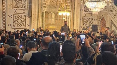 HTŞ lideri Muhammed el Colani, Emevi Camii'ni ziyaret etti