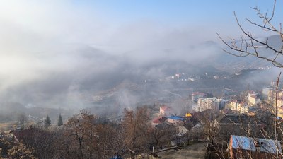 Tunceli'ye sis çöktü