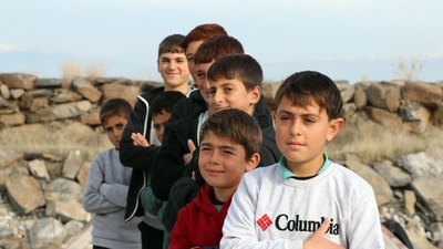 Van Gölü'nde sararan saçlar, kışın eski haline döndü