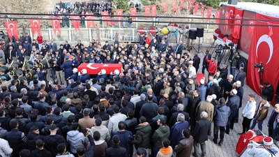 Isparta şehitleri için cenaze töreni düzenlendi