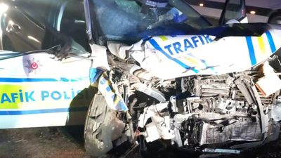 Kahramanmaraş'ta polis otomobili ile hafif ticari araç çarpıştı: 1 ölü