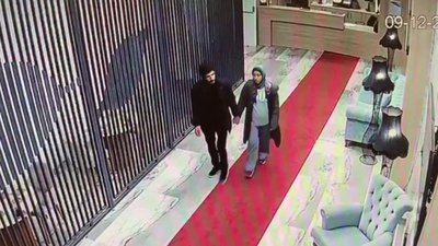 İstanbul'da otel odasında ölü bulunan kızın son görüntüleri