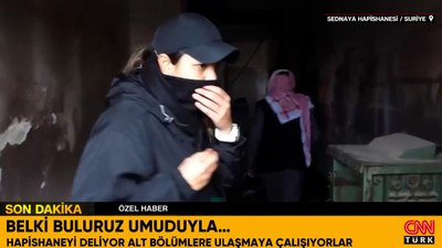 Fulya Öztürk Esad rejiminin "ölüm kampı" Sednaya Hapishanesi'ni görüntüledi