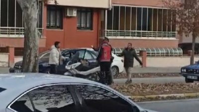 Erzincan'da sürücüler arasında "yol" kavgası