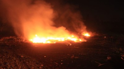 Çanakkale'de meyve çiftliğinde yangın