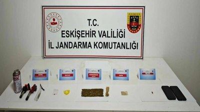 İstanbul'dan Eskişehir'e uyuşturucu madde