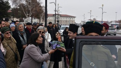 Sivas'ta Atatürk'ün ayrılışı temsil ile canlandırıldı