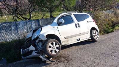 Samsun'da iki otomobil birbirine girdi: 5 yaralı