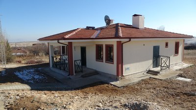 Malatya'da depremzedelerin 'villa tipi ev' mutluluğu