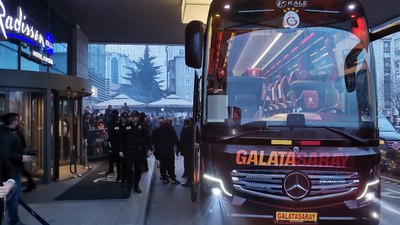 Galatasaray kafilesi Kayseri'ye geldi