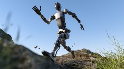 Depo görevleri için gerçek boyutlarda insansı robot: D9