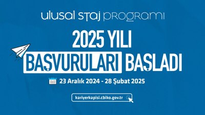 Cumhurbaşkanlığı İnsan Kaynakları Ofisi: Ulusal Staj Programı'nın 2025 yılı başvuruları başladı