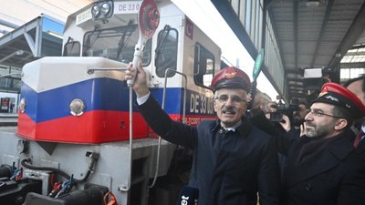 Abdulkadir Uraloğlu, Turistik Doğu Ekspresi'ni uğurladı