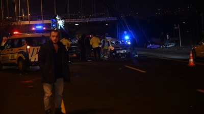 Ankara'da otomobilin refüje çarpması sonucu 1 kişi öldü