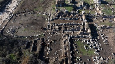 Roma'nın 70 dönümlük kompleks hamamı gün yüzüne çıkıyor