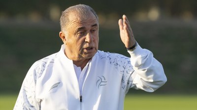 Fatih Terim, Al Shabab'ın başında ilk idmanına çıktı