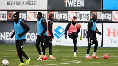 Beşiktaş günün ilk antrenmanını noktaladı