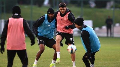 Beşiktaş'ta Rizespor maçının hazırlıkları sürdü