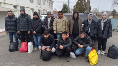 Tekirdağ'da kaçak göçmenlere 257 bin lira ceza