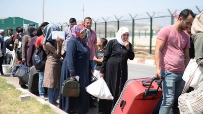 21 günde 35 bin 114 Suriyeli ülkesine gönüllü dönüş yaptı