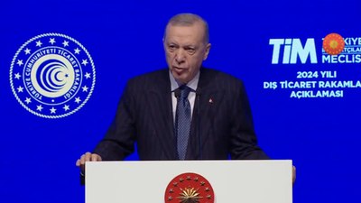 Cumhurbaşkanı Erdoğan, 2024 yılı ihracat rakamlarını açıkladı