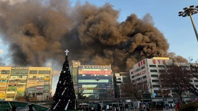 Güney Kore’de yangın: 40 kişi kurtarıldı