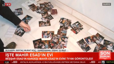 tv100 Beşar Esad’ın kardeşi Mahir Esad'ın evini görüntüledi