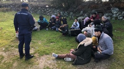 Çanakkale'de kaçak göçmen operasyonu