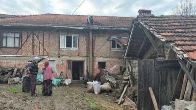 Bartın'da komşunun dikkati yanmaktan kurtardı