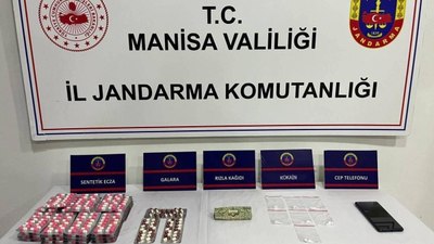 Manisa'da bir evde kokain ele geçirildi