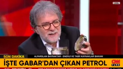 Ahmet Hakan, Gabar Dağı'ndan çıkan petrolü kokladı