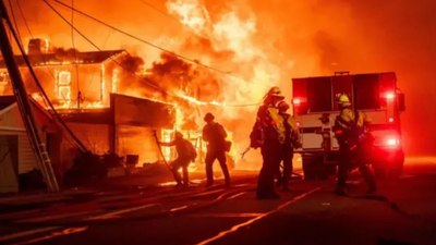 Los Angeles'da yangın büyüdü: Ulusal muhafızlar görevlendirildi