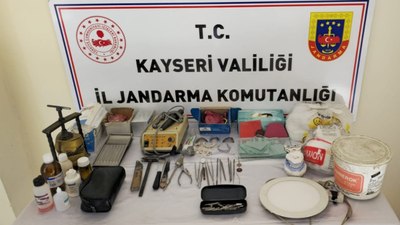 Kayseri'de sahte diş hekimine gözaltı