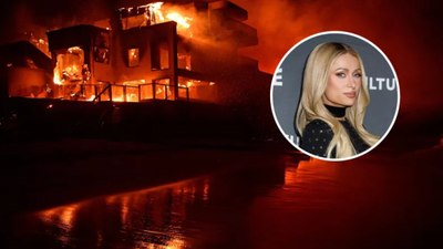 Paris Hilton Los Angeles yangınlarında küle dönen evini gösterdi