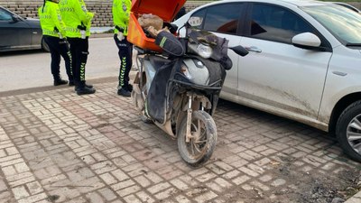 Bursa'da otomobil ile motosiklet çarpıştı:1 yaralı