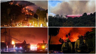 Los Angeles yangınlarına müdahale sürüyor: Hayatını kaybedenlerin sayısı 11'e yükseldi