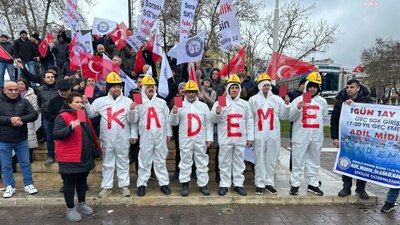 Emeklilikte kademeye takılanlar, İstanbul'da miting düzenledi