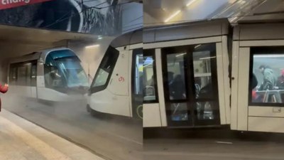 Fransa'da iki tramvay çarpıştı: 68 yaralı