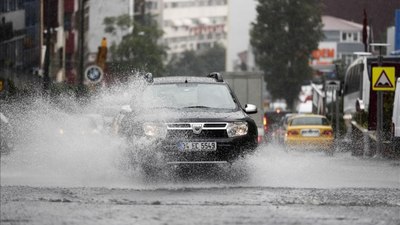 İstanbul'da metrekareye 30 ila 60 kilogram yağış düştü