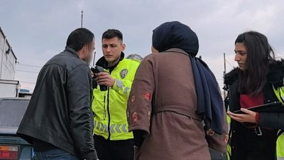 Bursa'da polisin alkollü sürücüyle sınavı