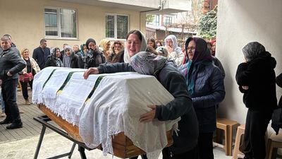 Bolu'daki otel yangınında hayatını kaybeden Şevval'e son veda